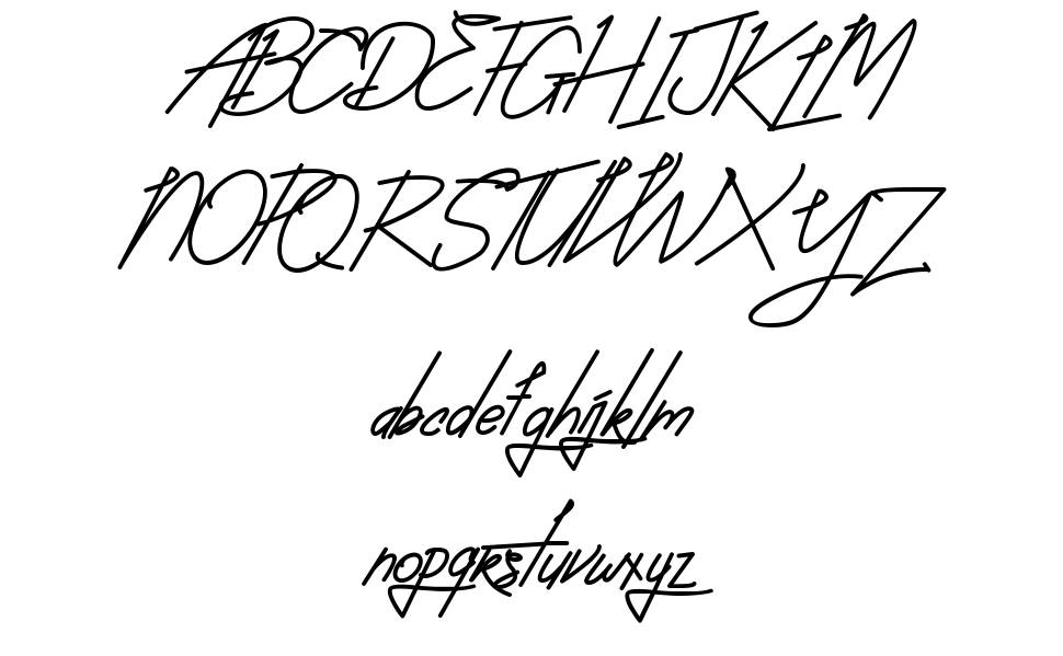 Absolute Neon Script font specimens