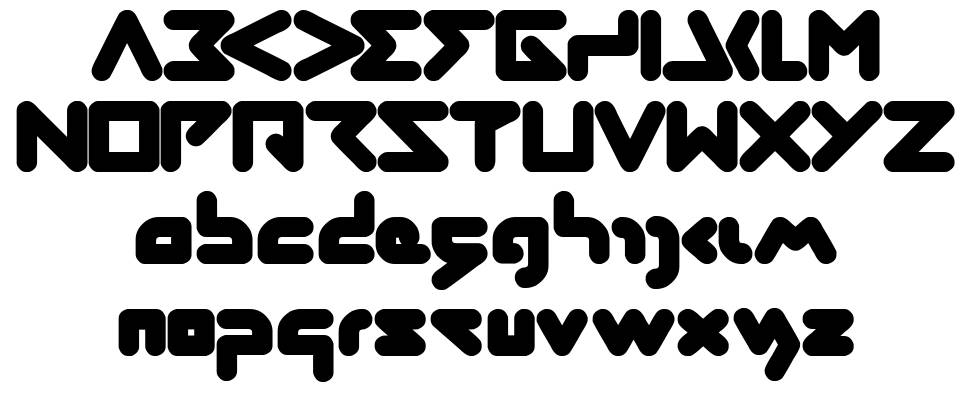 Abstrasctik フォント 標本