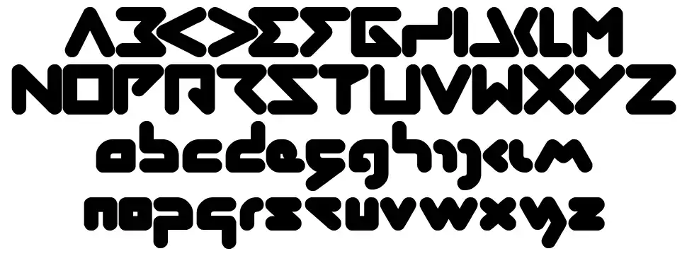 Abstrasctik font specimens