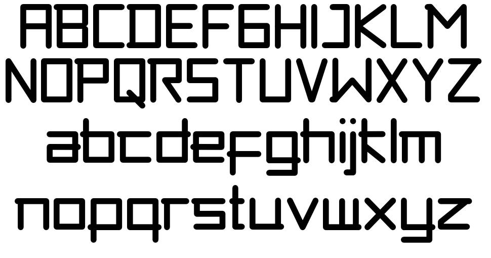 Abubble font specimens