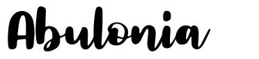 Abulonia font
