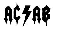 AC+AB font