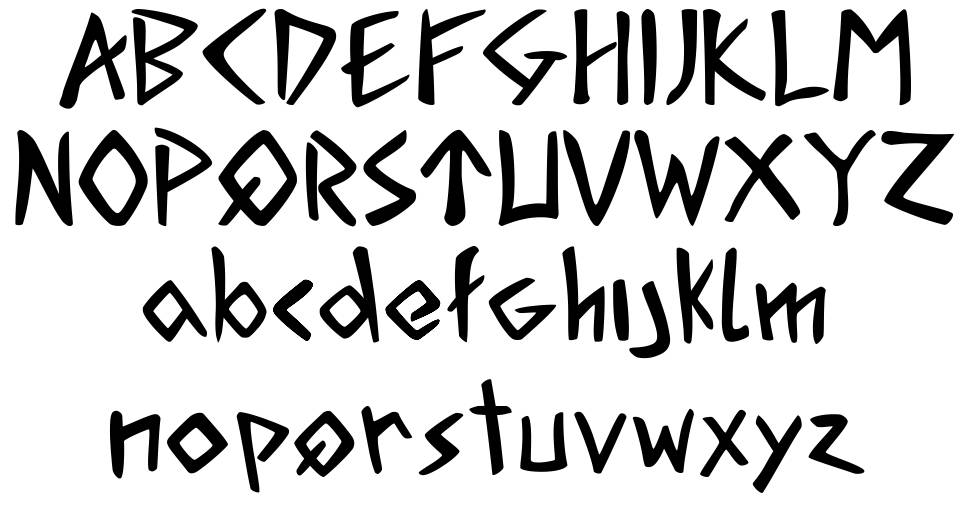 Acadian Runes písmo Exempláře