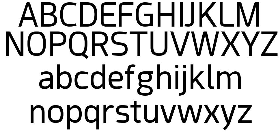 Acephimere font Örnekler
