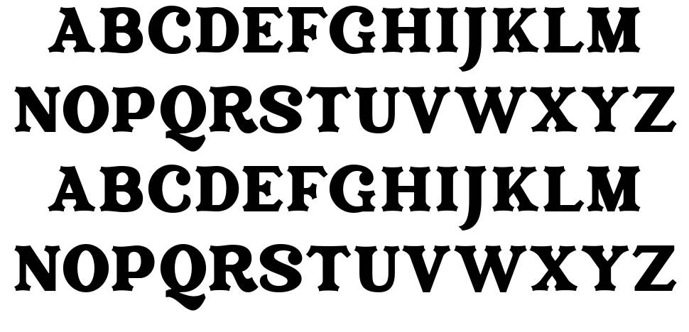 Acherone 字形 标本