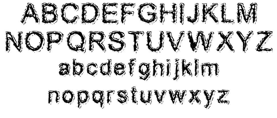Acid Dreamer font specimens