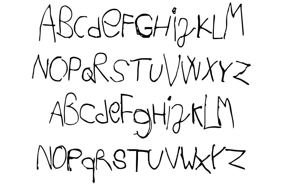 Acki Preschool font specimens