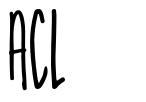 Acl font