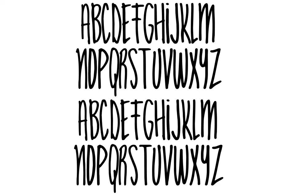 Aclfont specimens
