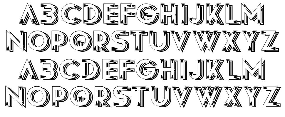 Acrobat font Örnekler