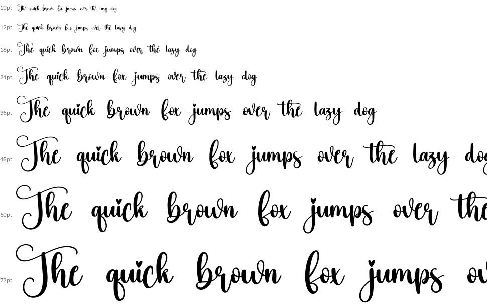 Action font Waterfall