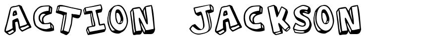 Action Jackson 字形