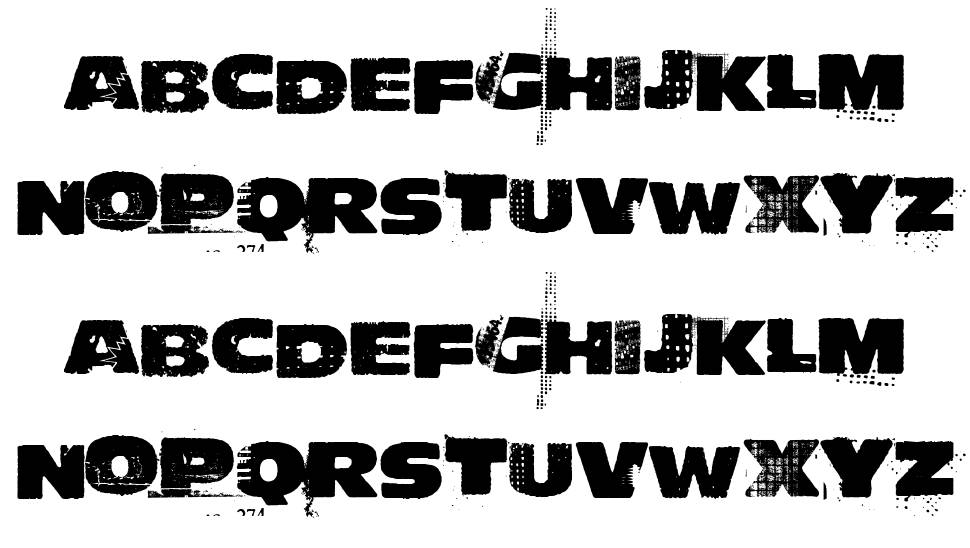 Actu font specimens