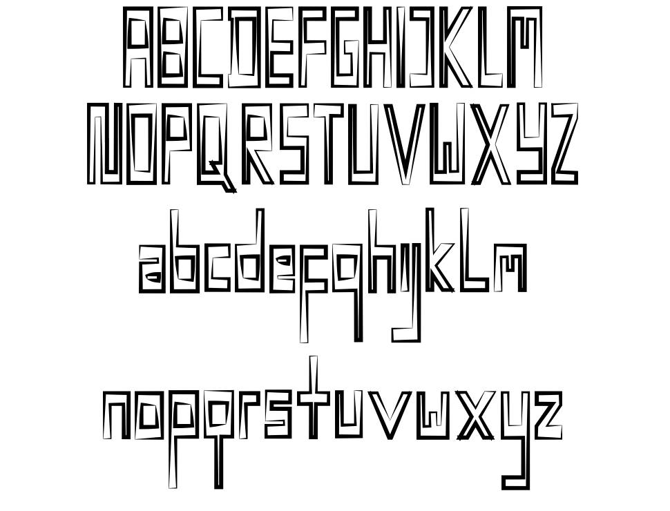 Adaaba font specimens