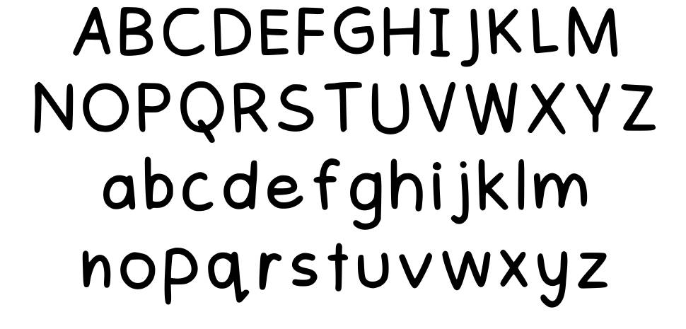 Adabelle Handwriting font specimens