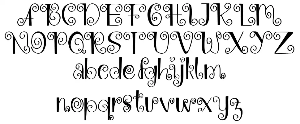 Adara font Örnekler