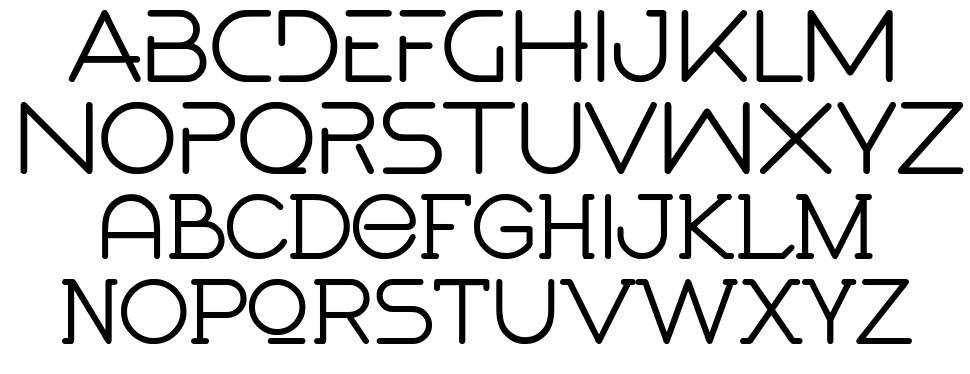 Adega Altered font specimens