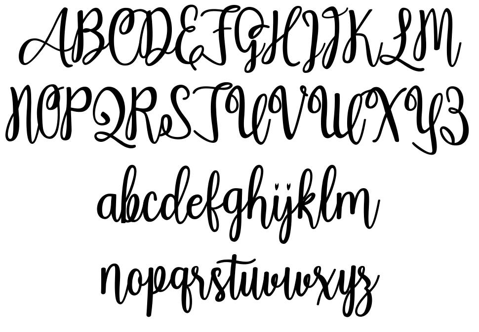 Adelia Pasha font Örnekler