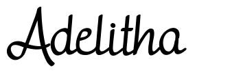 Adelitha 字形