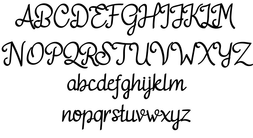 Adelitha 字形 标本