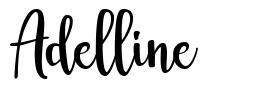 Adelline шрифт