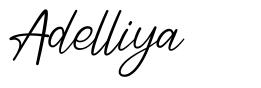 Adelliya шрифт
