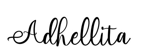 Adhellita font