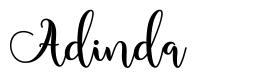 Adinda schriftart