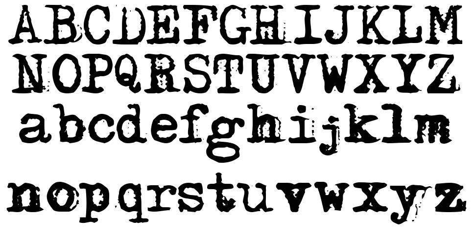 Adler 字形 标本