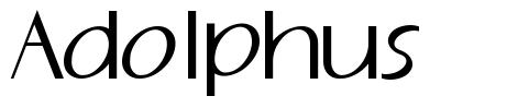 Adolphus font