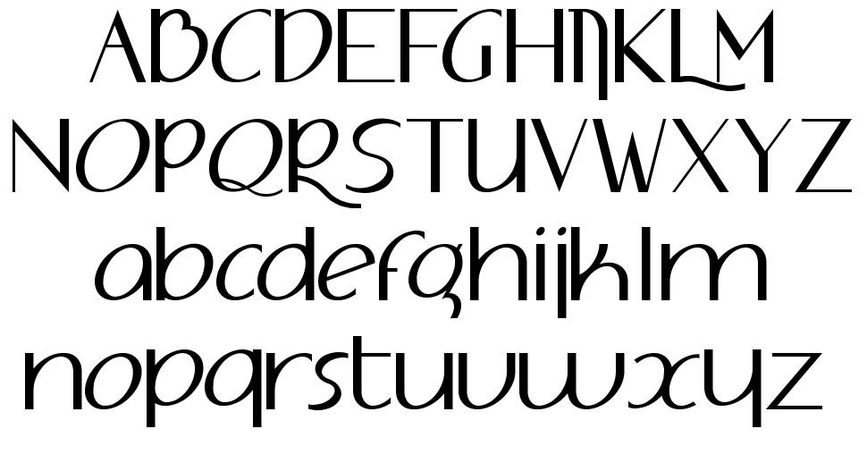 Adolphus font Örnekler