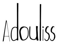 Adouliss フォント