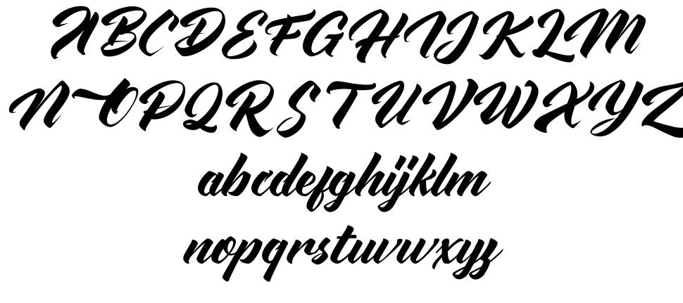 Advectionz schriftart vorschau