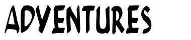 Adventures шрифт