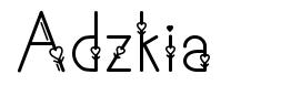 Adzkia font