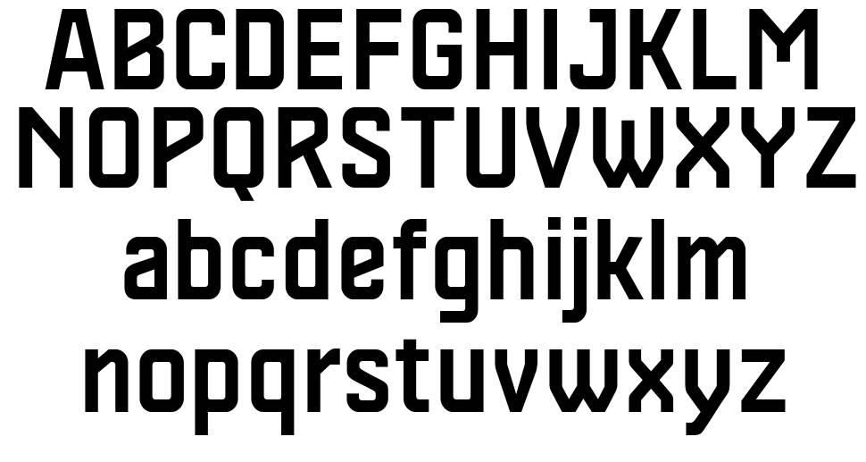 Aero 03 font specimens