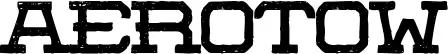 Aerotow schriftart