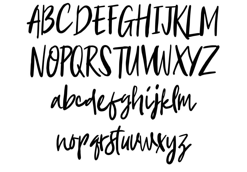 Aescudos 字形 标本