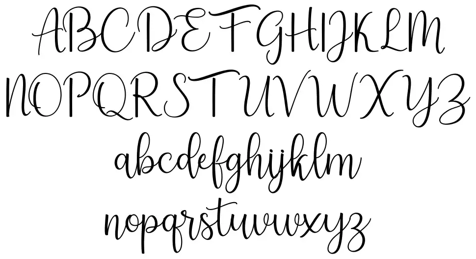 Aesthetic Script フォント