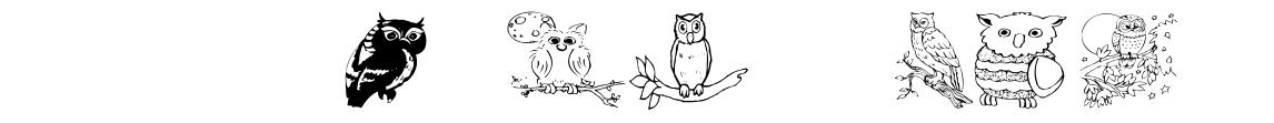 AEZ Owls for Traci schriftart