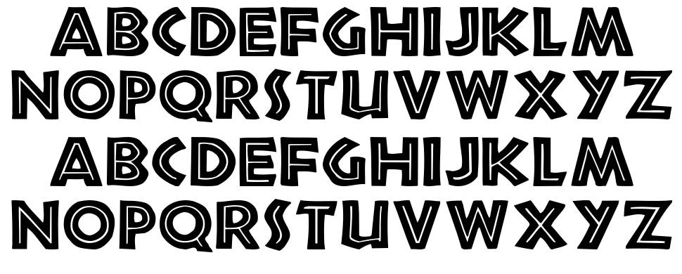 African font Örnekler