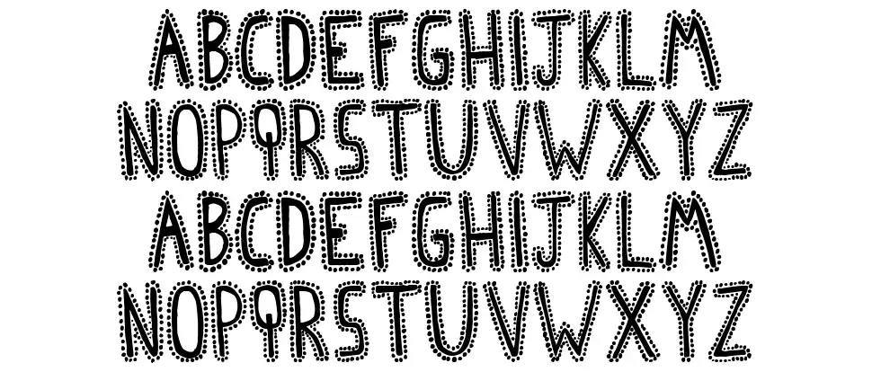 Afro Housefont specimens