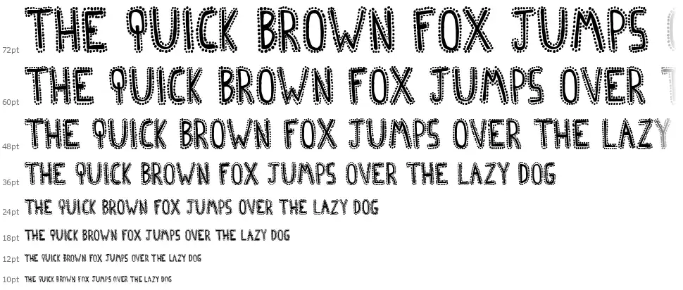 Afro Housefont waterfall