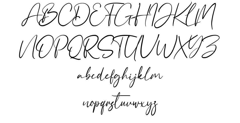 Afronghey font specimens