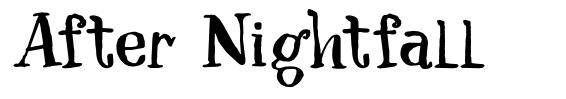 After Nightfall font