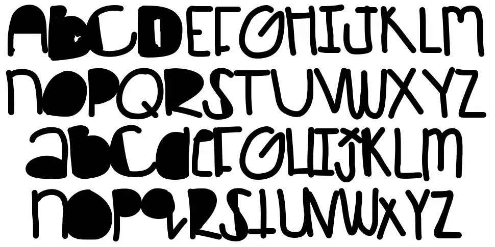 After Party font specimens