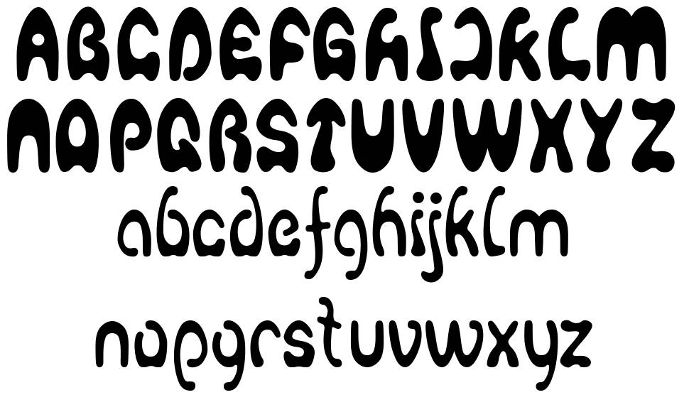 Agafont 字形 标本
