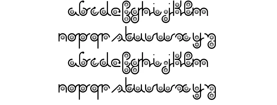 Again schriftart vorschau