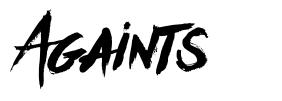 Againts font