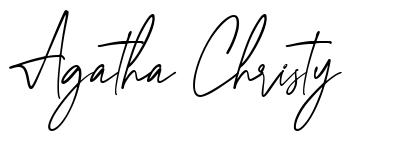 Agatha Christy 字形